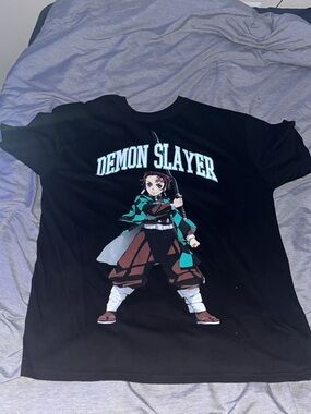 Demon Slayer Graphic Tee - Black